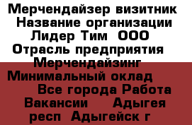 Мерчендайзер-визитник › Название организации ­ Лидер Тим, ООО › Отрасль предприятия ­ Мерчендайзинг › Минимальный оклад ­ 23 000 - Все города Работа » Вакансии   . Адыгея респ.,Адыгейск г.